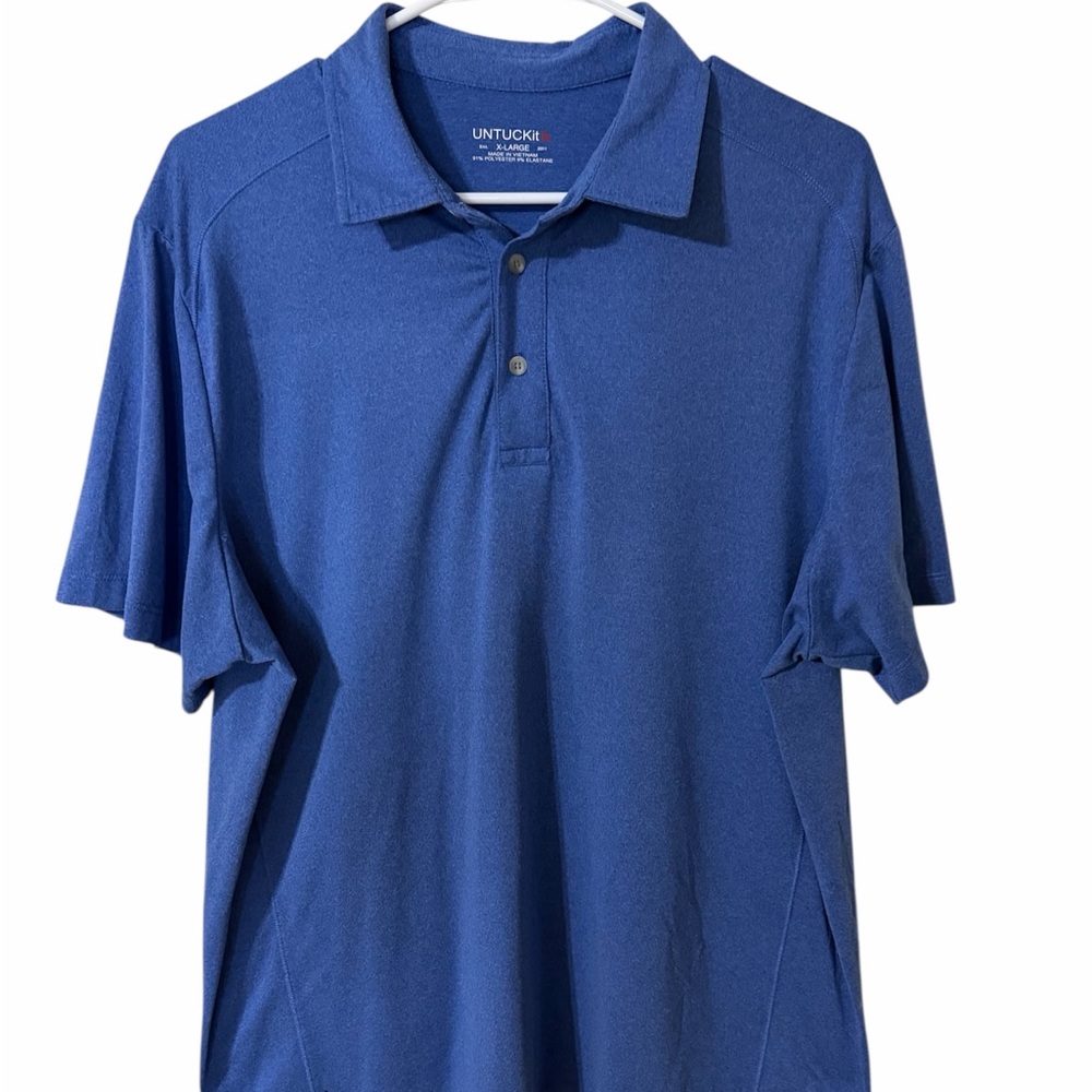 UNTUCKit Men's Classic Blue Polo